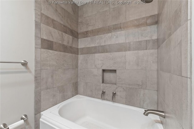 33 Shawnee Oaks Dr, Huntington, WV 25705 - bathroom featuring a tub to relax in and a shower