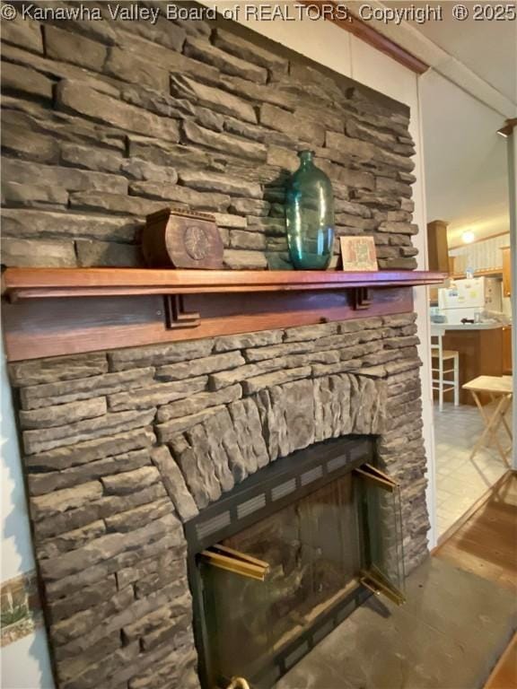 2399 Spicewood Rd, Kenna, WV 25248 - detailed view of wood finished floors