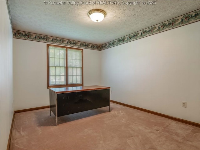 3710 Cambridge Cir, Hurricane, WV 25526 - carpeted empty room with a textured ceiling and baseboards
