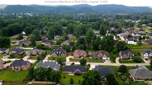 3710 Cambridge Cir, Hurricane, WV 25526 - aerial perspective of suburban area with mountains