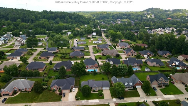 3710 Cambridge Cir, Hurricane, WV 25526 - aerial view of property and surrounding area featuring nearby suburban area