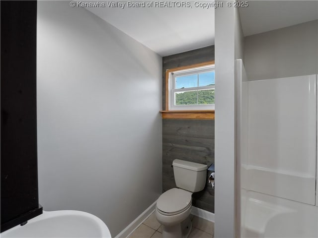 9012 Florida Ave, Marmet, WV 25315 - bathroom featuring tile patterned flooring and a shower
