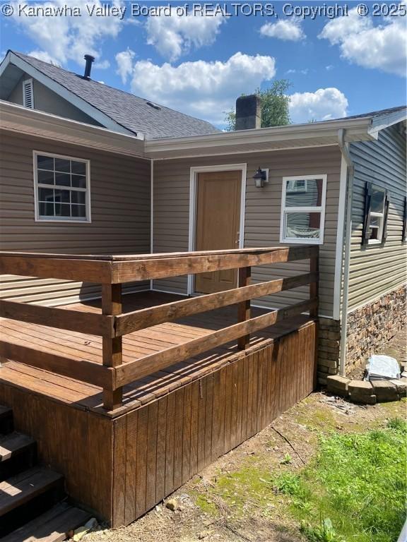 42 Pine Cone Rd, Elkview, WV 25071 - view of deck