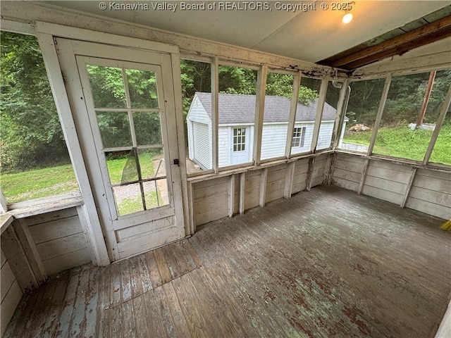 913 Charleston Rd, Point Pleasant, WV 25550 - view of unfurnished sunroom