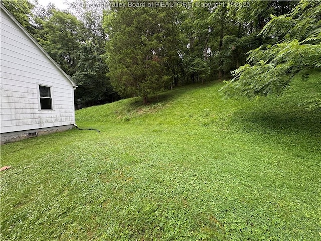 913 Charleston Rd, Point Pleasant, WV 25550 - view of green lawn featuring a view of trees