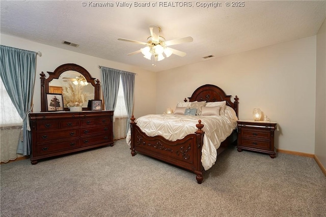 8 Anchors Way, Winfield, WV 25213 - carpeted bedroom featuring multiple windows and a ceiling fan