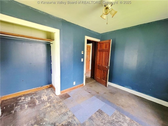 200 Boone St, Saint Albans, WV 25177 - unfurnished bedroom featuring baseboards and a closet