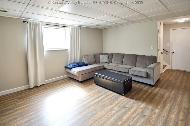 5301 Balsam Cir, Charleston, WV 25313 - living room featuring wood finished floors