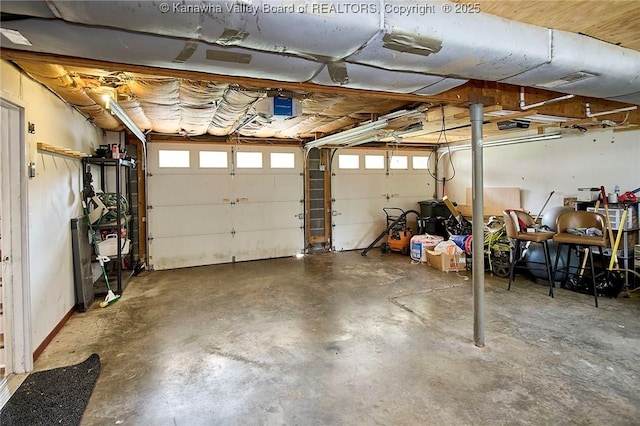 5301 Balsam Cir, Charleston, WV 25313 - garage with a garage door opener