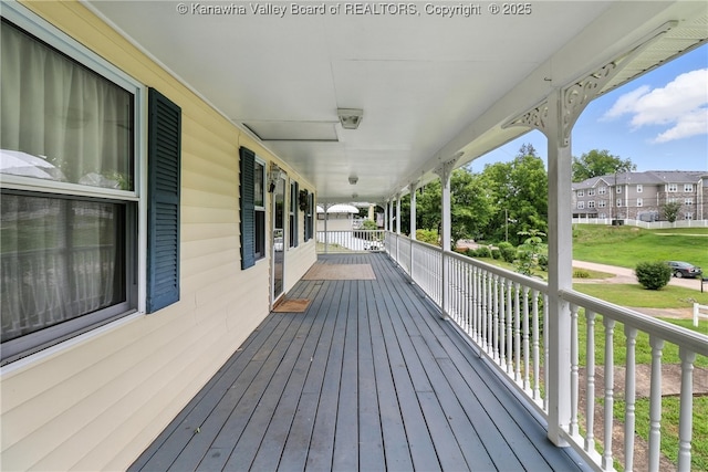 3223 Georges Dr, Saint Albans, WV 25177 - porch with a residential view