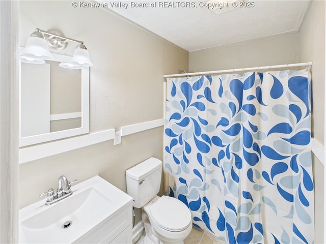 61 Sol Ln, Charleston, WV 25312 - full bath with vanity and curtained shower