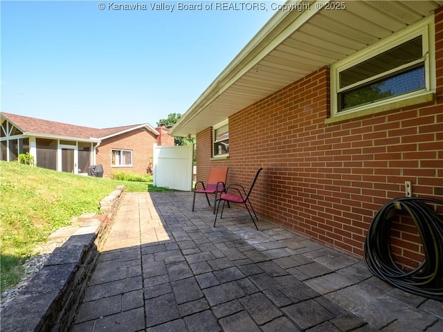 806 Whispering Way S, Charleston, WV 25303 - view of patio