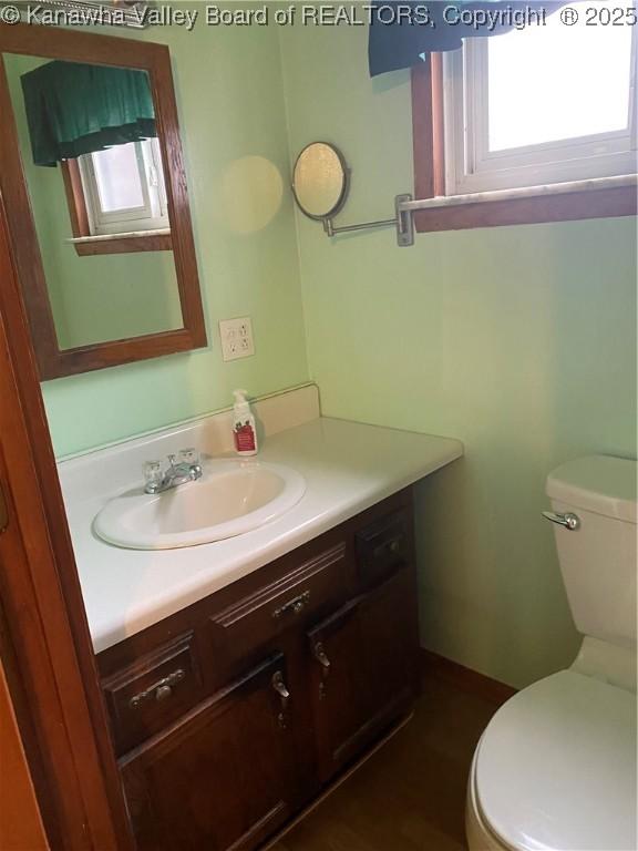 510 S Railway St, Cedar Grove, WV 25039 - bathroom with vanity and toilet
