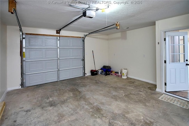 4013 Seymour Ln, Charleston, WV 25313 - garage with a garage door opener and baseboards