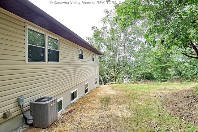 4013 Seymour Ln, Charleston, WV 25313 - view of property exterior featuring a central AC unit