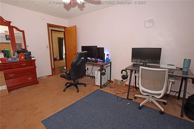 5005 Buffy Dr, Cross Lanes, WV 25313 - office with carpet floors