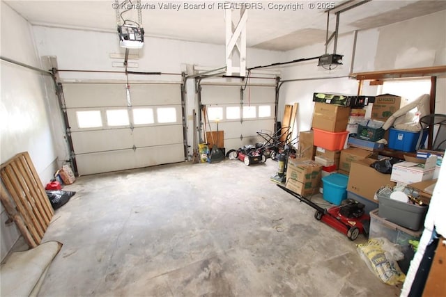 5005 Buffy Dr, Cross Lanes, WV 25313 - garage featuring a garage door opener