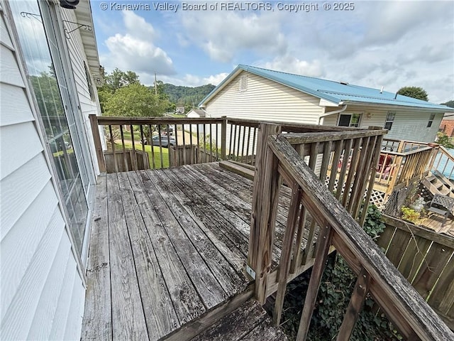 5005 Buffy Dr, Cross Lanes, WV 25313 - view of deck