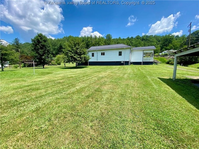391 River Rd, Racine, WV 25165 - view of green lawn