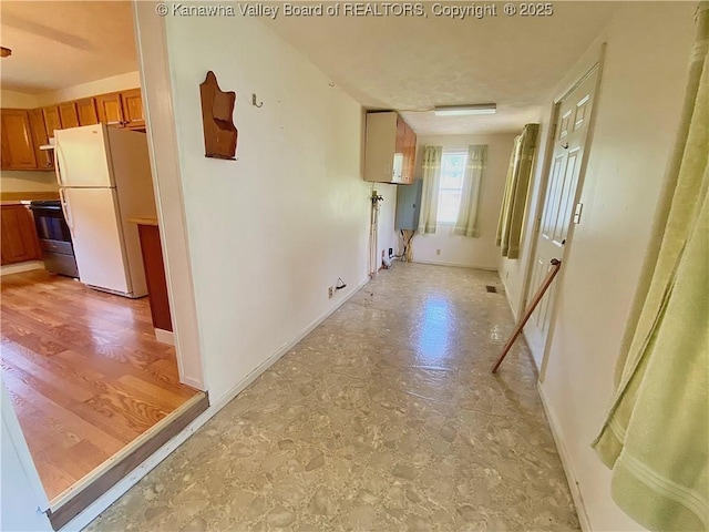 391 River Rd, Racine, WV 25165 - hall with baseboards and electric panel