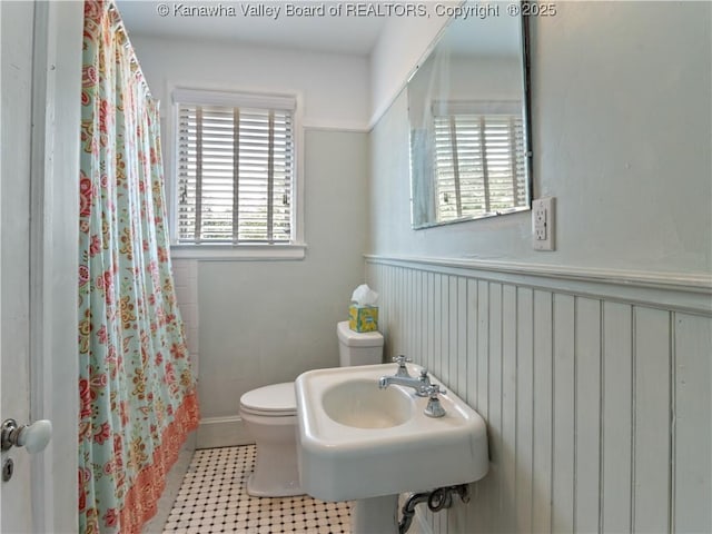 5 Manor Pl, Charleston, WV 25311 - full bathroom with tile patterned flooring and a shower with shower curtain