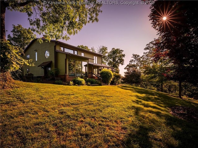114 Shady Ln, Winfield, WV 25213 - view of front of home with a yard