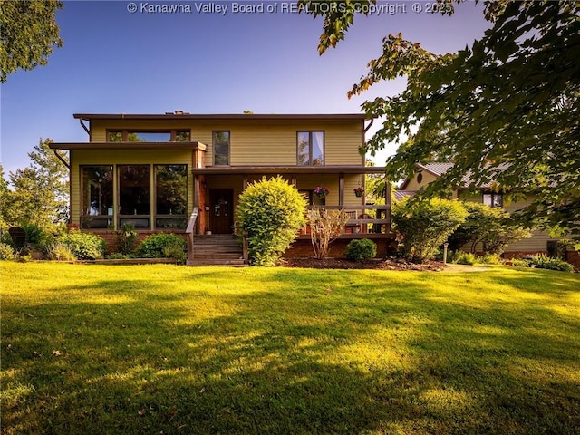 114 Shady Ln, Winfield, WV 25213 - view of front of house featuring a front lawn