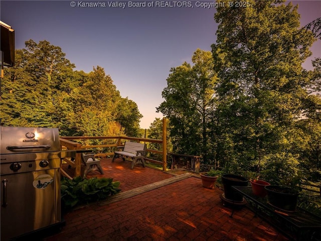 114 Shady Ln, Winfield, WV 25213 - wooden deck featuring grilling area