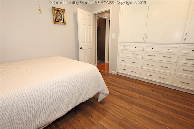 1500 Longridge Rd, Charleston, WV 25314 - bedroom featuring dark wood-style flooring