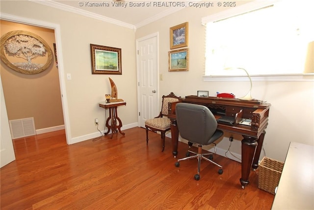 1500 Longridge Rd, Charleston, WV 25314 - office space featuring wood finished floors and crown molding