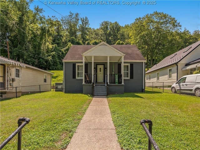 567 Garrison Ave, Charleston, WV 25302 - bungalow-style home with covered porch and a shingled roof