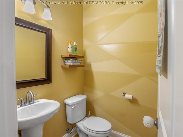 35 Hyde Park Rd, Winfield, WV 25213 - bathroom featuring toilet and a sink