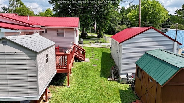 169 Myrtle Tree Rd, South Charleston, WV 25309 - view of yard with a storage unit