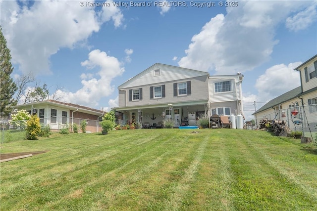 1324 Kanawha Ave, Dunbar, WV 25064 - back of property with a fenced backyard