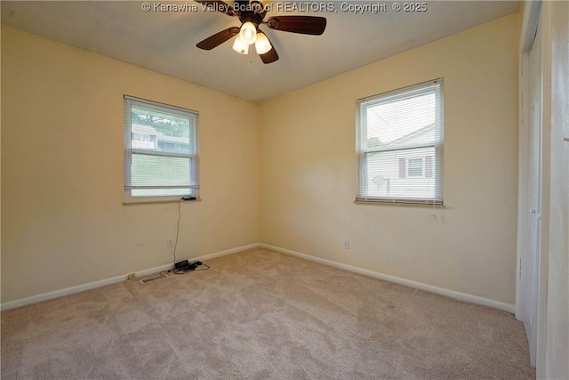 55 Corky Dr, Poca, WV 25159 - carpeted empty room with healthy amount of natural light and a ceiling fan