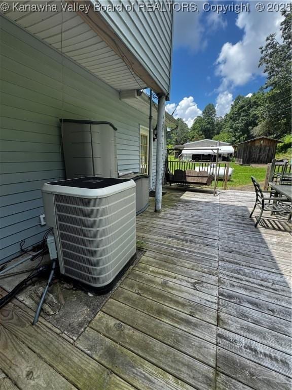 1198 Caney Branch Rd, Chapmanville, WV 25508 - view of wooden terrace