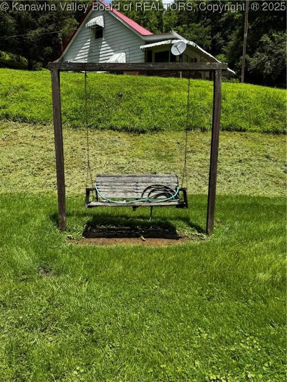 1198 Caney Branch Rd, Chapmanville, WV 25508 - surrounding community with a lawn