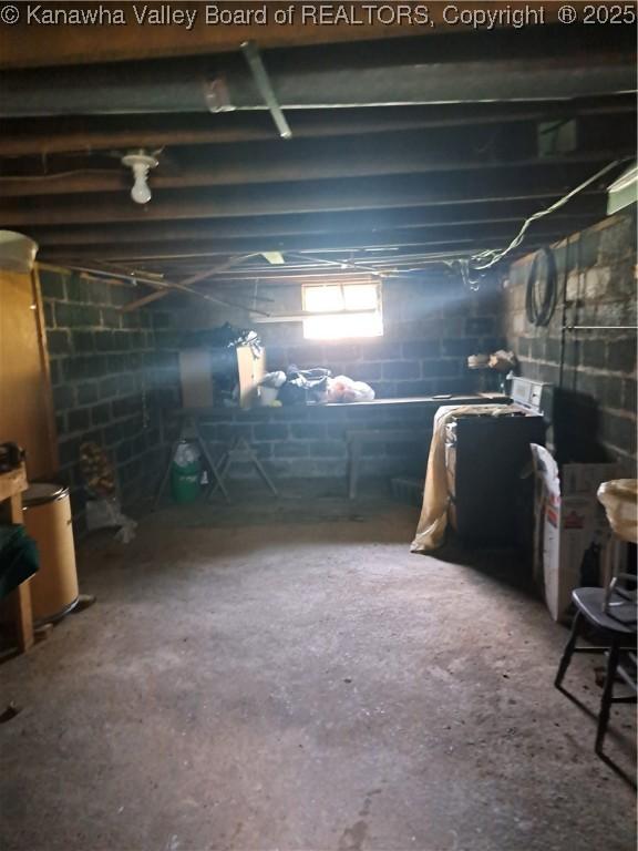 588 Saunders Creek Rd, Milton, WV 25541 - view of basement