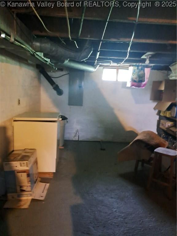 588 Saunders Creek Rd, Milton, WV 25541 - view of below grade area