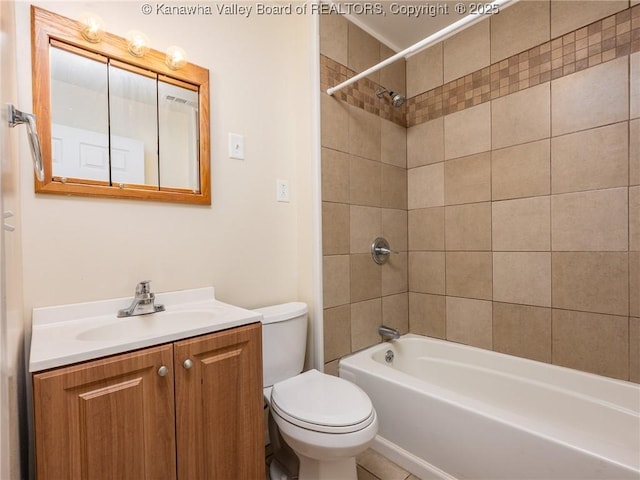 309 Kentucky Ave, Saint Albans, WV 25177 - bathroom with vanity and shower / bathtub combination