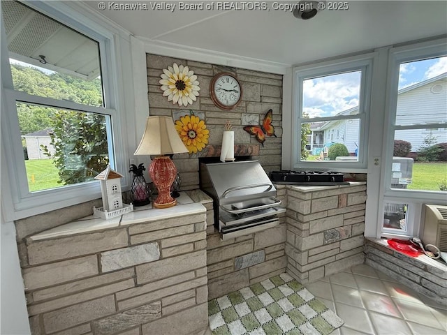 105 Sayer Cir, Logan, WV 25601 - sunroom / solarium with tile patterned floors