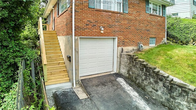 318 Monroe St, South Charleston, WV 25303 - garage with asphalt driveway