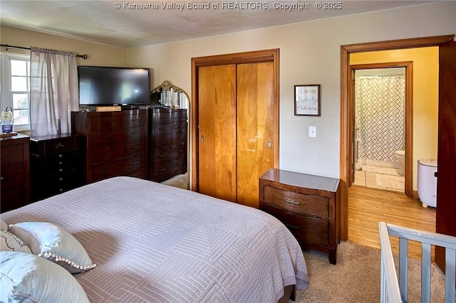 318 Monroe St, South Charleston, WV 25303 - bedroom with a closet and light colored carpet