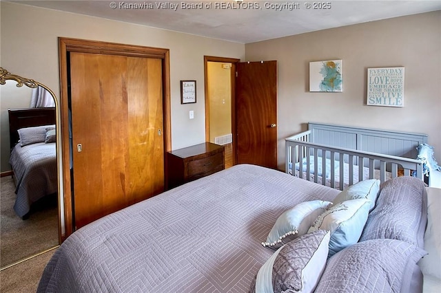 318 Monroe St, South Charleston, WV 25303 - carpeted bedroom featuring a closet