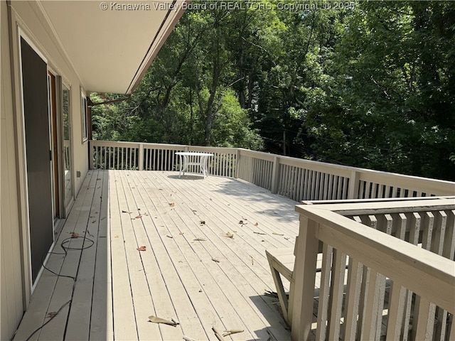 119 Swarthmore Ave, Charleston, WV 25302 - view of wooden deck