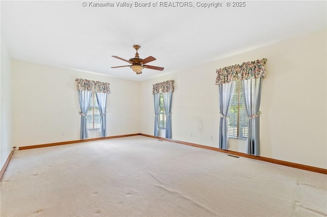 182 Summer Dr, Culloden, WV 25510 - empty room featuring carpet and ceiling fan