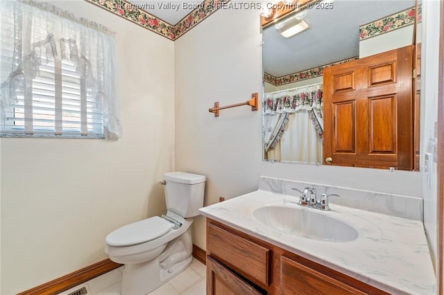 182 Summer Dr, Culloden, WV 25510 - bathroom featuring vanity, tile patterned flooring, and a shower with shower curtain