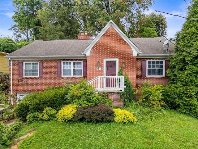 51 Roland Park Dr, Huntington, WV 25705 - single story home featuring a shingled roof, brick siding, and a chimney