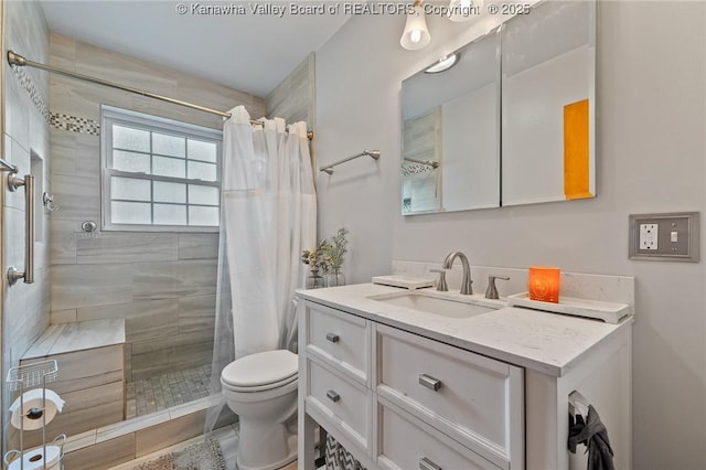 51 Roland Park Dr, Huntington, WV 25705 - full bathroom featuring a tile shower and vanity