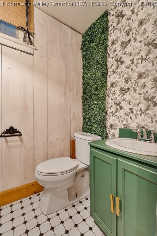 887 Poplar Rd, Charleston, WV 25302 - bathroom with tile patterned floors and vanity